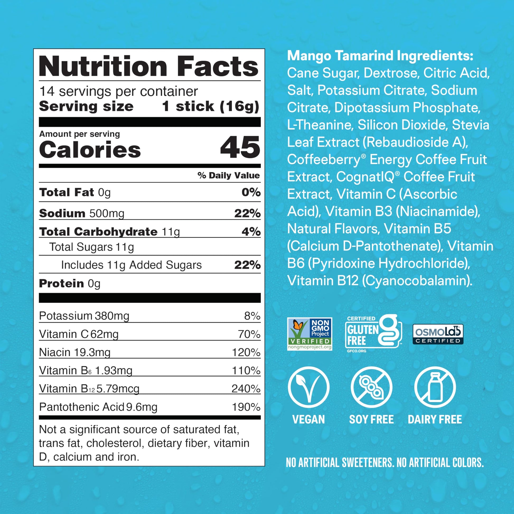 Liquid I.V.® Hydration Multiplier +Energy - BlackBerry Peach | Electrolyte Powder Drink Mix | 1 Pack (14 Servings) - Nirvana Guru