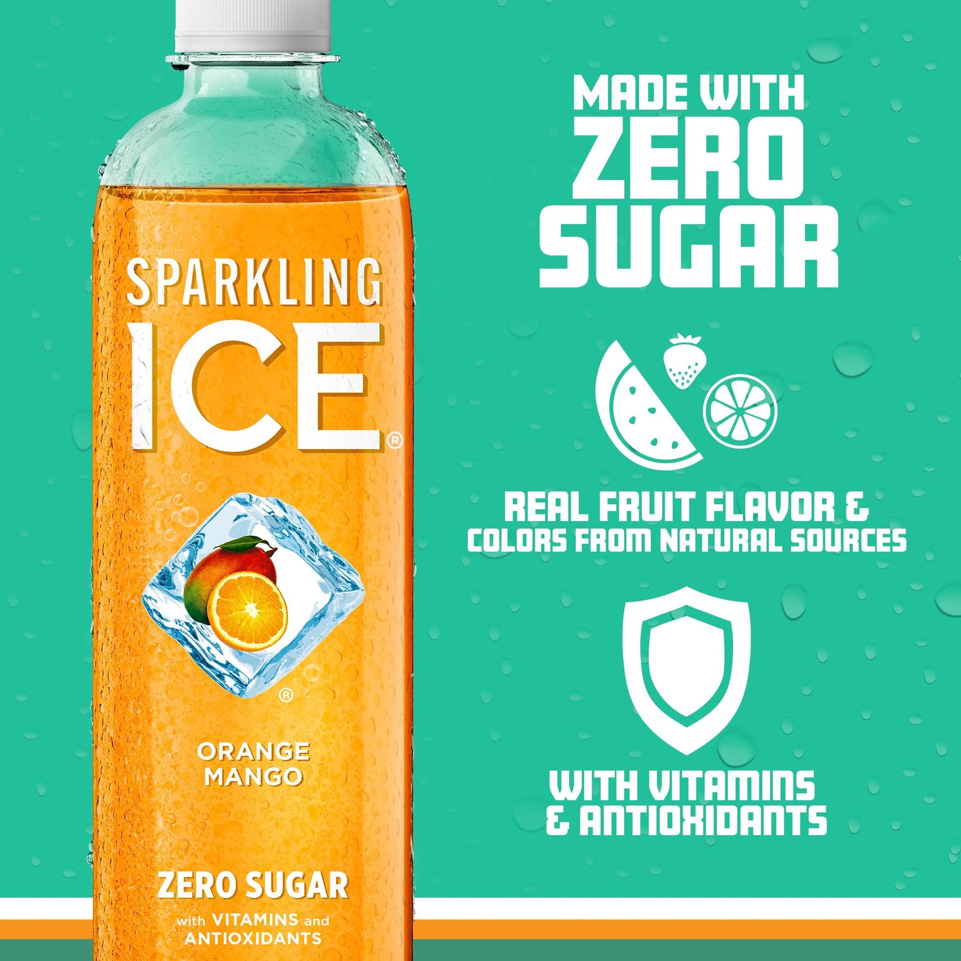 Sparkling Ice, Black Raspberry Sparkling Water, Zero Sugar Flavored Water, with Vitamins and Antioxidants, Low Calorie Beverage, 17 fl oz Bottles (Pack of 12) - Nirvana Guru