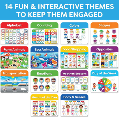 Montessori Preschool Busy Book for Toddlers Ages 3 and Up - Preassembled - Preschool Learning Activities Homeschool Montessori Toys - Gifts for 3 Year Old Boys - 4 Year Old Girl Birthday Gifts Nirvana Guru