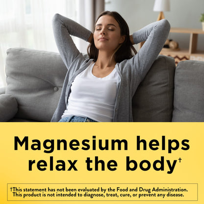 Nature Made Magnesium 250 mg, Magnesium Supplement for Muscle, Heart, Bone and Nerve Support, 90 Softgels, 90 Day Supply - Nirvana Guru
