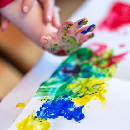 Crayola Washable Finger Paints (6ct), Toddler Paint Set, Nontoxic Finger Paint for Kids, Arts & Crafts Supplies for Toddlers, Teacher Classroom Must Have [Amazon Exclusive] nirvanaguru