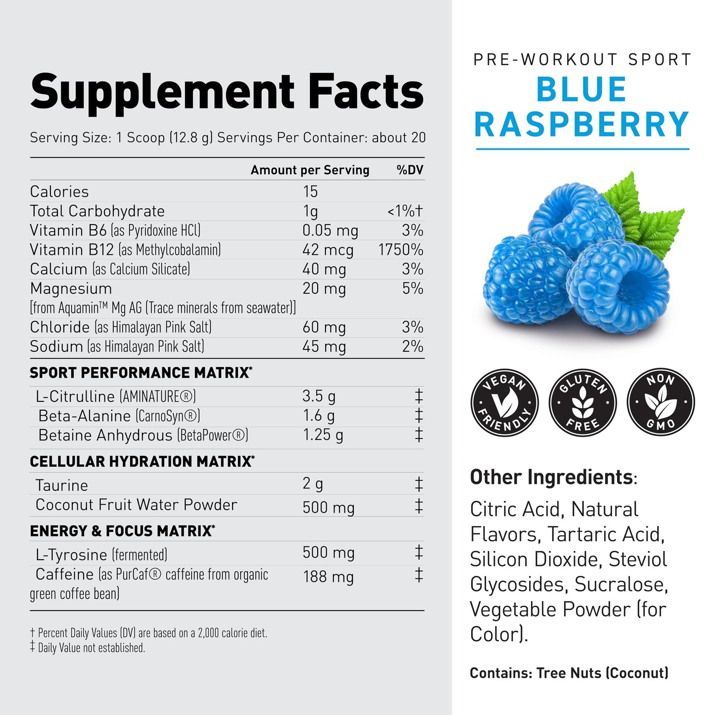 Kaged Sport Pre Workout Powder for Men & Women, Mango Lime, Sport Certified, 188mg Caffeine, Nitric Oxide Supplement, Beta Alanine for Energy, Weightlifting, Cardio Endurance & Strength, 20 Servings Nirvana Guru