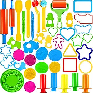 JOYIN 44 Clay Tools Set for Kids, Clay Accessories with Various Plastic Molds, Rolling Pins, Cutters nirvanaguru