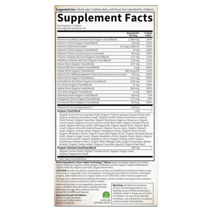 Garden of Life Organics Prenatal Vitamins - 30 Tablets, Prenatal Once Daily Whole Food Vitamins for Women with Folate not Folic Acid, Vitamin D3, Iron, Vegan One a Day Prenatal Multivitamin - Nirvana Guru