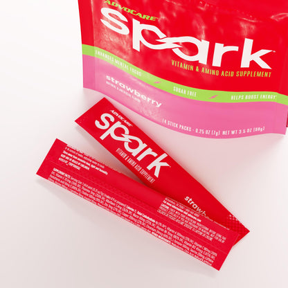 AdvoCare Spark Vitamin & Amino Acid Supplement - Focus & Energy Drink Powder Mix with Vitamin A, B-6, C & E - Also Includes L-Carnitine & L-Tyrosine - Fruit Punch - 10.5 oz Nirvana Guru