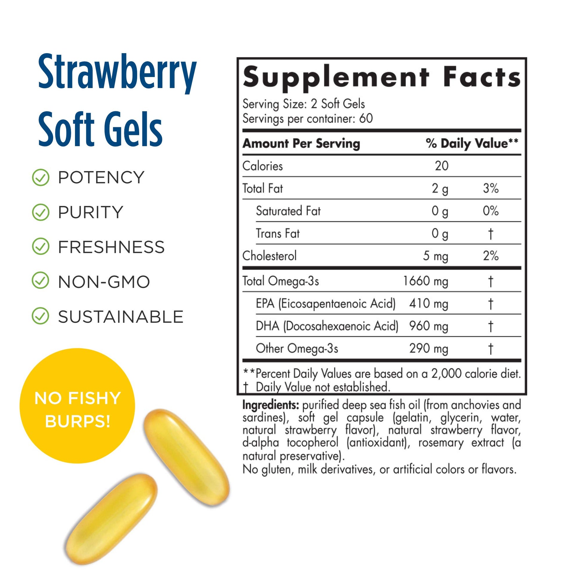 Nordic Naturals ProDHA 1000, Strawberry - 120 Soft Gels - 1660 mg Omega-3 - High-Intensity DHA Formula for Neurological Health, Mood & Memory - Non-GMO - 60 Servings - Nirvana Guru