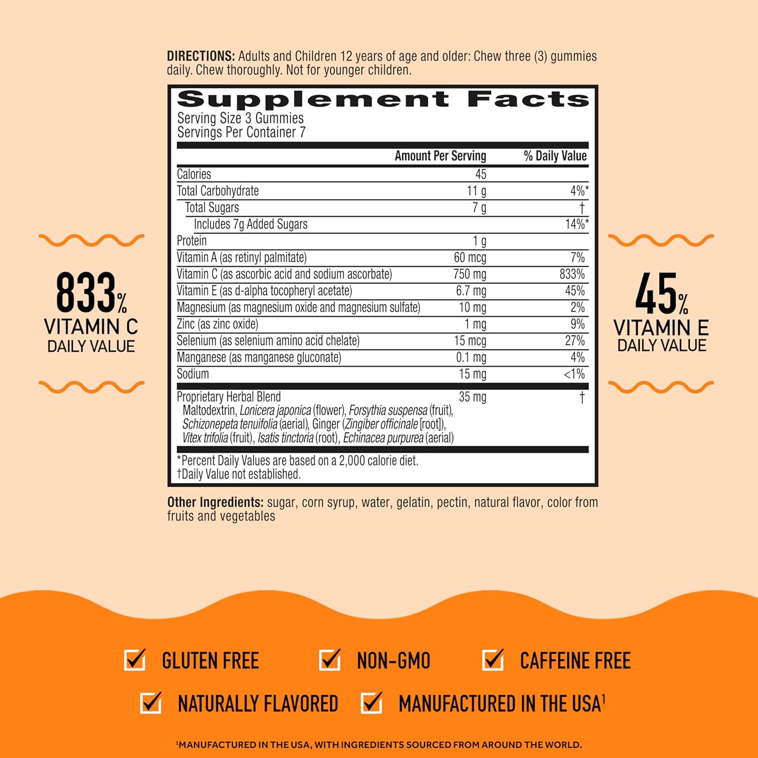 Airborne Immune Support Supplement with Vitamin C Chewable Gummies, 21 Count Nirvana Guru