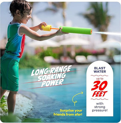 Water Guns For Kids - Outdoor Water Toys - Pool Toys for Kids Ages 4-8, 6-8, 8-10, 8-12 - Squirt Gun Blaster - Pool Games - Backyard Summer Party Activities - Kid Swim Toy for Girls, Boys, Teen - 3 Pk nirvanaguru