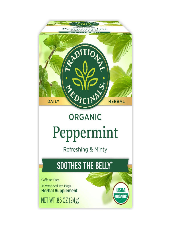 Traditional Medicinals Tea Peppermint Organic, 16 ct - Nirvana Guru