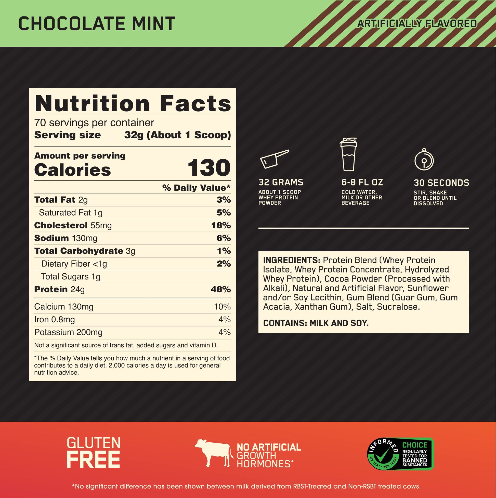 Optimum Nutrition Gold Standard 100% Whey Protein Powder, Double Rich Chocolate, 2 Pound (Packaging May Vary) - Nirvana Guru