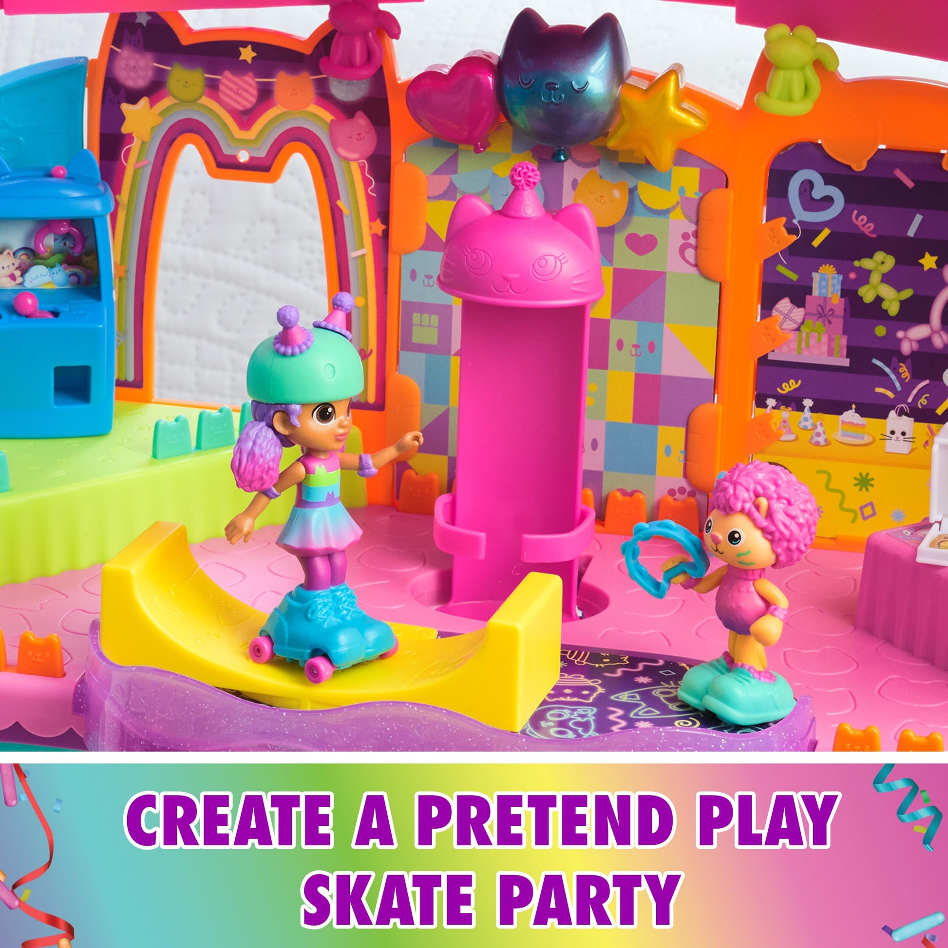 Gabby's Dollhouse, 14 Pc Celebration Dollhouse, 25-Inches Tall, with Toy Figures, Doll House Furniture & 10 Sounds, Kids Toys for Girls & Boys Ages 3+ Nirvana Guru