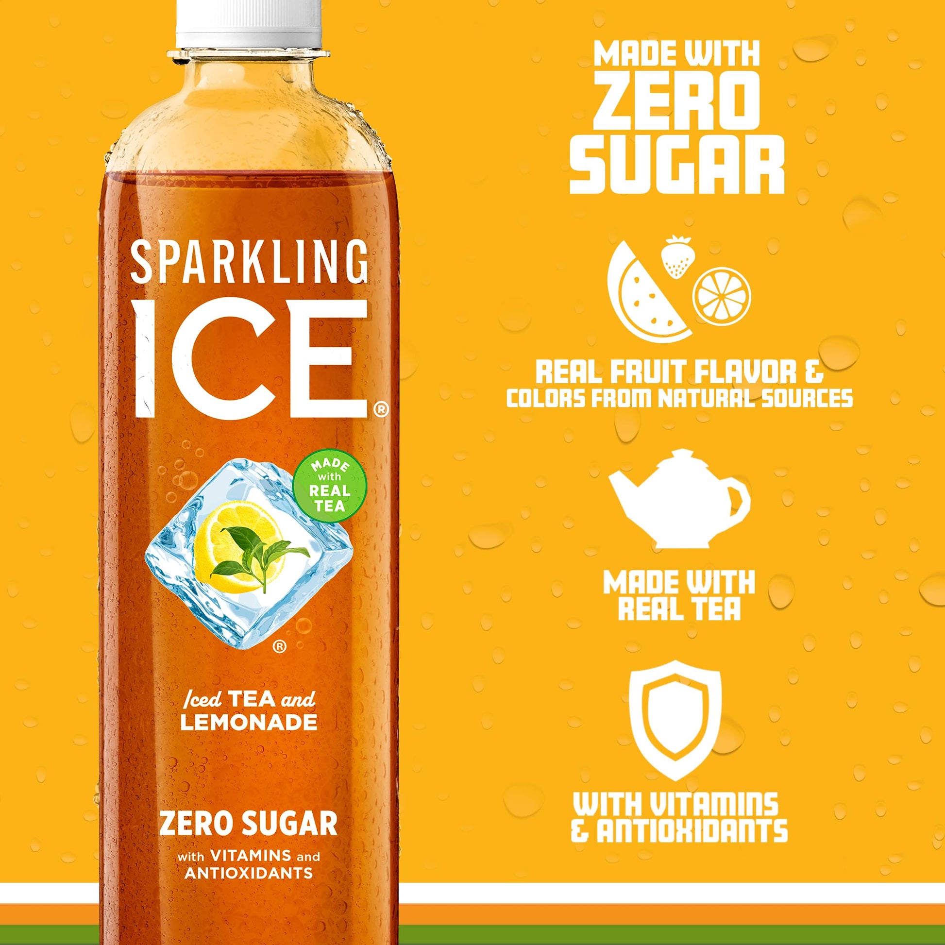 Sparkling Ice, Black Raspberry Sparkling Water, Zero Sugar Flavored Water, with Vitamins and Antioxidants, Low Calorie Beverage, 17 fl oz Bottles (Pack of 12) - Nirvana Guru