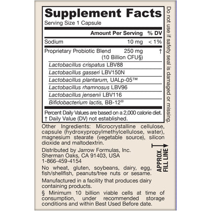 Jarrow Formulas Fem Dophilus Probiotics for Women - 10 Billion CFU, Female Vaginal Probiotics, Vaginal, Urinary Tract and Digestive Support, 30 Capsules - Nirvana Guru