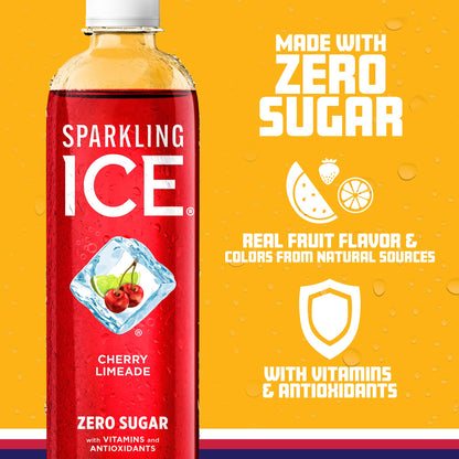 Sparkling Ice, Black Raspberry Sparkling Water, Zero Sugar Flavored Water, with Vitamins and Antioxidants, Low Calorie Beverage, 17 fl oz Bottles (Pack of 12) - Nirvana Guru