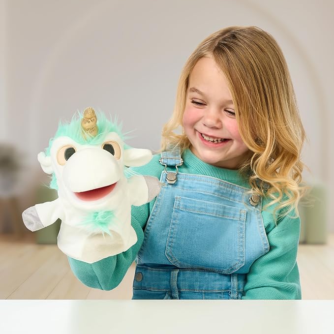 Bluey Unicorse and Bob Bilby Plush Puppet Pack of 2, 8-9”, Soft, Animal Puppets Made for Little Hands, Cuddly Puppets for Kids Ages 3+ nirvanaguru