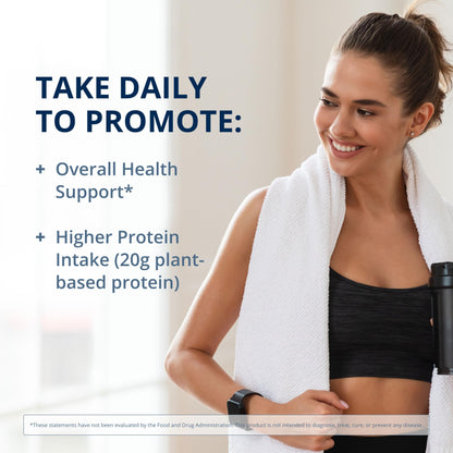 Metagenics Perfect Protein Pea & Rice - Featuring OptiProtein, a Balanced Combination of Proprietary Pea and Rice Protein with Added BCAAs - Vanilla Flavor - 30 Servings - 39.15 Oz - Nirvana Guru