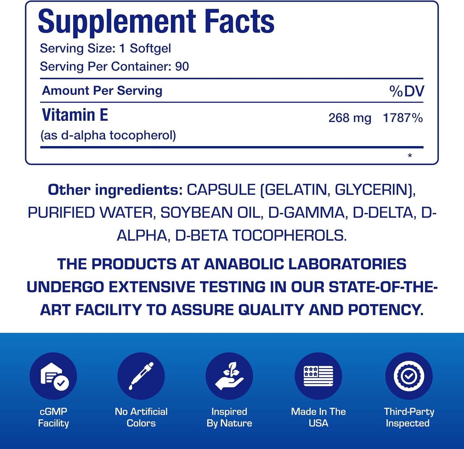 Vitamin E 400 IU Softgels - Clinical Formula Natural Vitamin E Supplement Complex with d-Alpha Tocopherol & Mixed Tocopherols for Hair Skin & Nails Plus Antioxidant Immune Support - 90 Servings Nirvana Guru