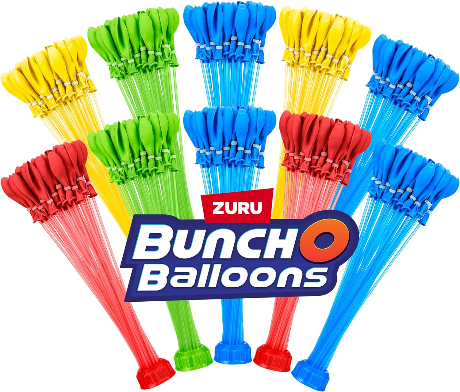 Original Bunch O Balloons Multi-Colored 330+ Rapid-Filling Self-Sealing Water Balloons 10 Pack by ZURU Water Balloon for the Whole Family, Kids, Teens, Adults Nirvana Guru