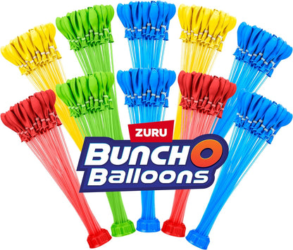 Original Bunch O Balloons Multi-Colored 330+ Rapid-Filling Self-Sealing Water Balloons 10 Pack by ZURU Water Balloon for the Whole Family, Kids, Teens, Adults Nirvana Guru