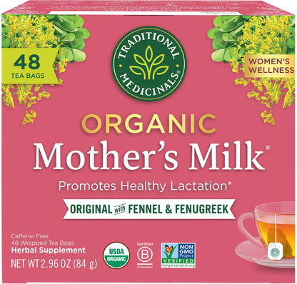 Traditional Medicinals Tea, Organic Healthy Cycle, Supports Healthy Menstrual Cycles, Includes Spearmint,16 Tea Bags - Nirvana Guru