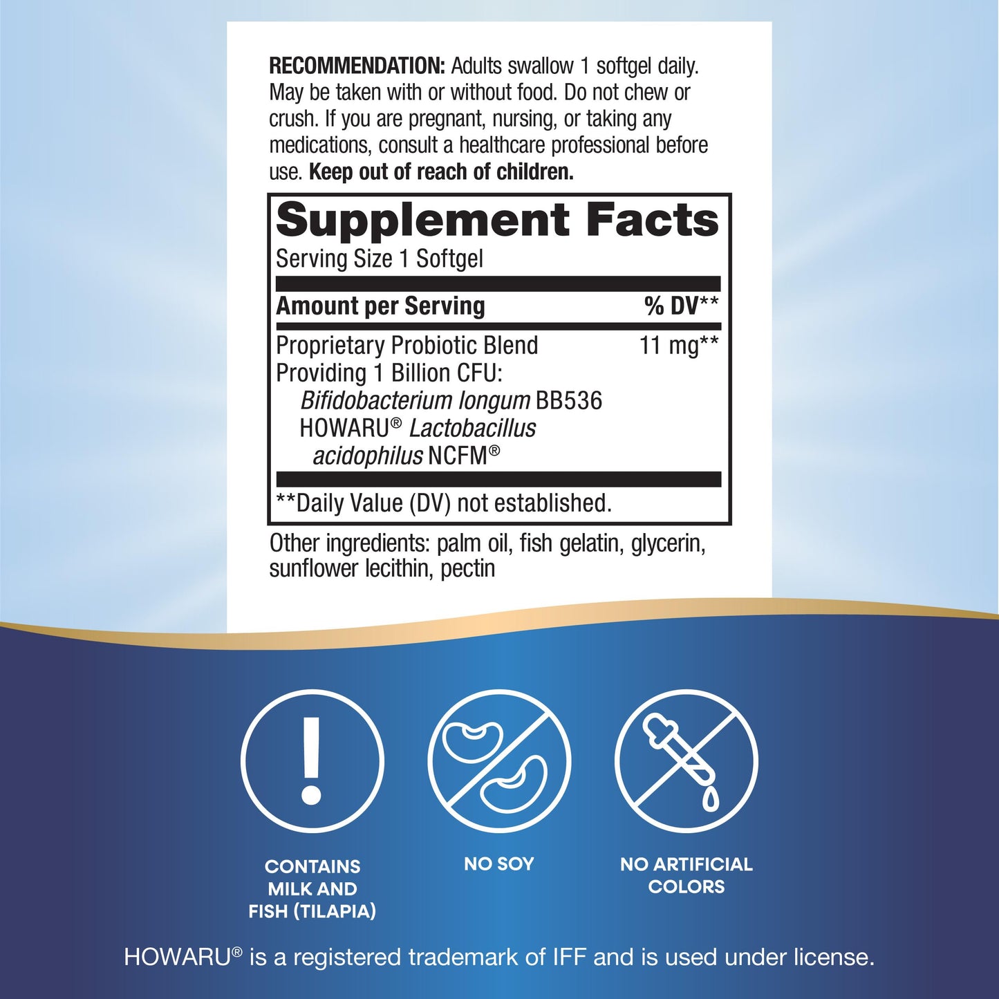 Nature's Way Acidophilus Probiotic Pearls, Supports Digestive Balance and Gut Health*, Protects Against Occasional Constipation and Bloating*, 1 Billion Live Cultures, 90 Softgels (Packaging May Vary) - Nirvana Guru