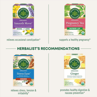 Traditional Medicinals Tea, Organic Healthy Cycle, Supports Healthy Menstrual Cycles, Includes Spearmint,16 Tea Bags - Nirvana Guru
