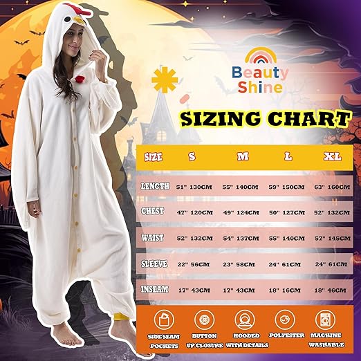 Beauty Shine Unisex Adult Onesie One Piece Pajamas Cosplay Cartoon Costume Halloween Christmas Sleepwear Jumpsuit Homewear nirvanaguru