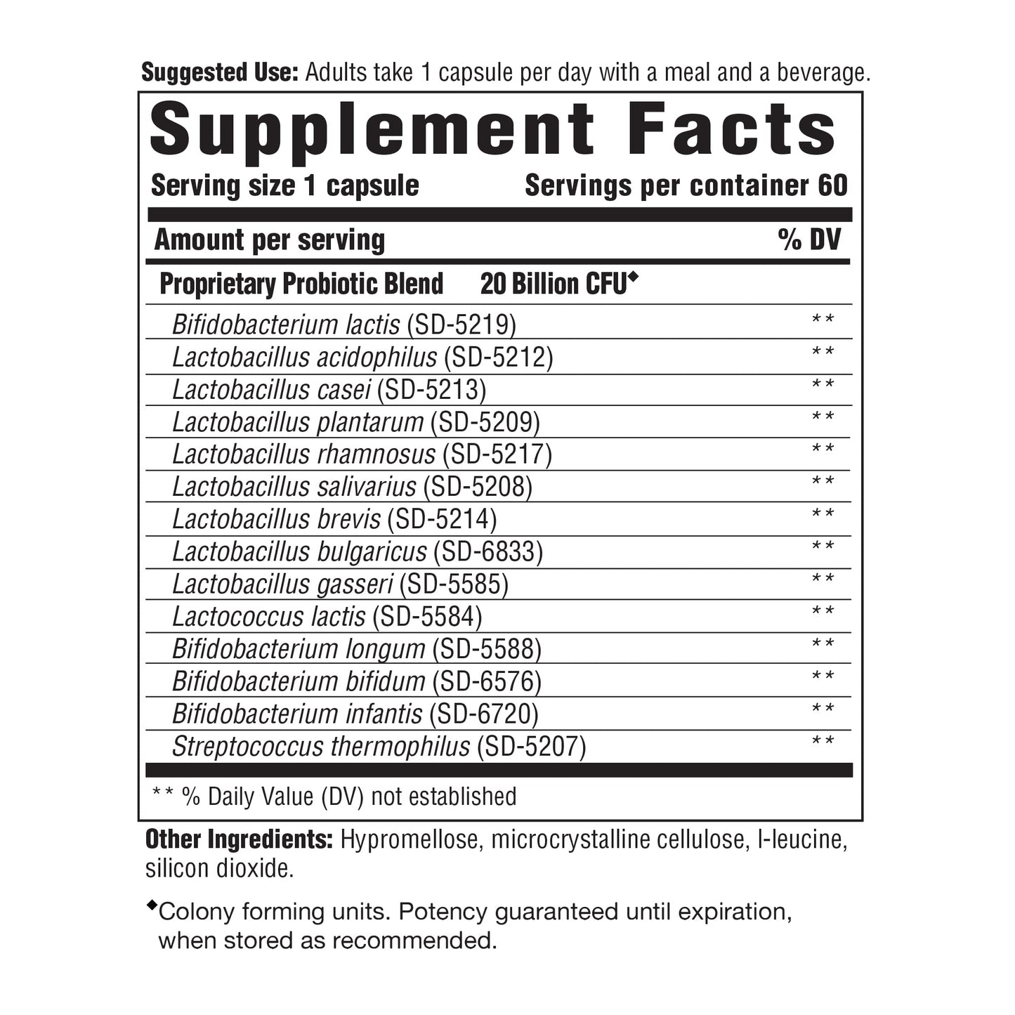 Innate Response Formulas Flora 20-14 Ultra Strength - Probiotic Supplement with 20 Billion CFU - 14 Probiotic Strains - Vegetarian and Non-GMO - Made Without 9 Food Allergens - 60 Capsules Nirvana Guru