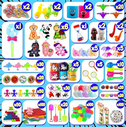 1000 PCS Party Favors for Kids, Fidget Toys Bulk, Goodie Bags Stuffers for Kids, Birthday Gifts, Prize Treasure Box Toys for Classroom, Pinata Stuffers, Carnival Prizes Nirvana Guru