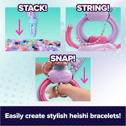Cool Maker, Stack’d Heishi Studio Bracelet Making Kit with Easy Beading Pen & Over 1200 Beads for Bracelets, Makes 15, Gifts & Stocking Stuffers for Girls Ages 7 and up Nirvana Guru