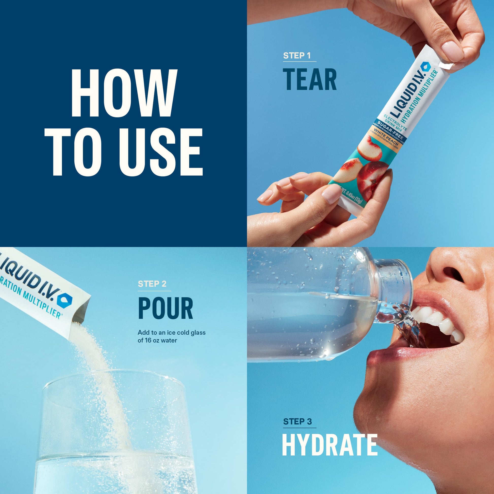 Liquid I.V. Sugar-Free Hydration Multiplier - Lemon Lime – Hydration Powder Packets | Electrolyte Drink Mix | Easy Open Single-Serving Stick | Non-GMO | 14 Sticks - Nirvana Guru
