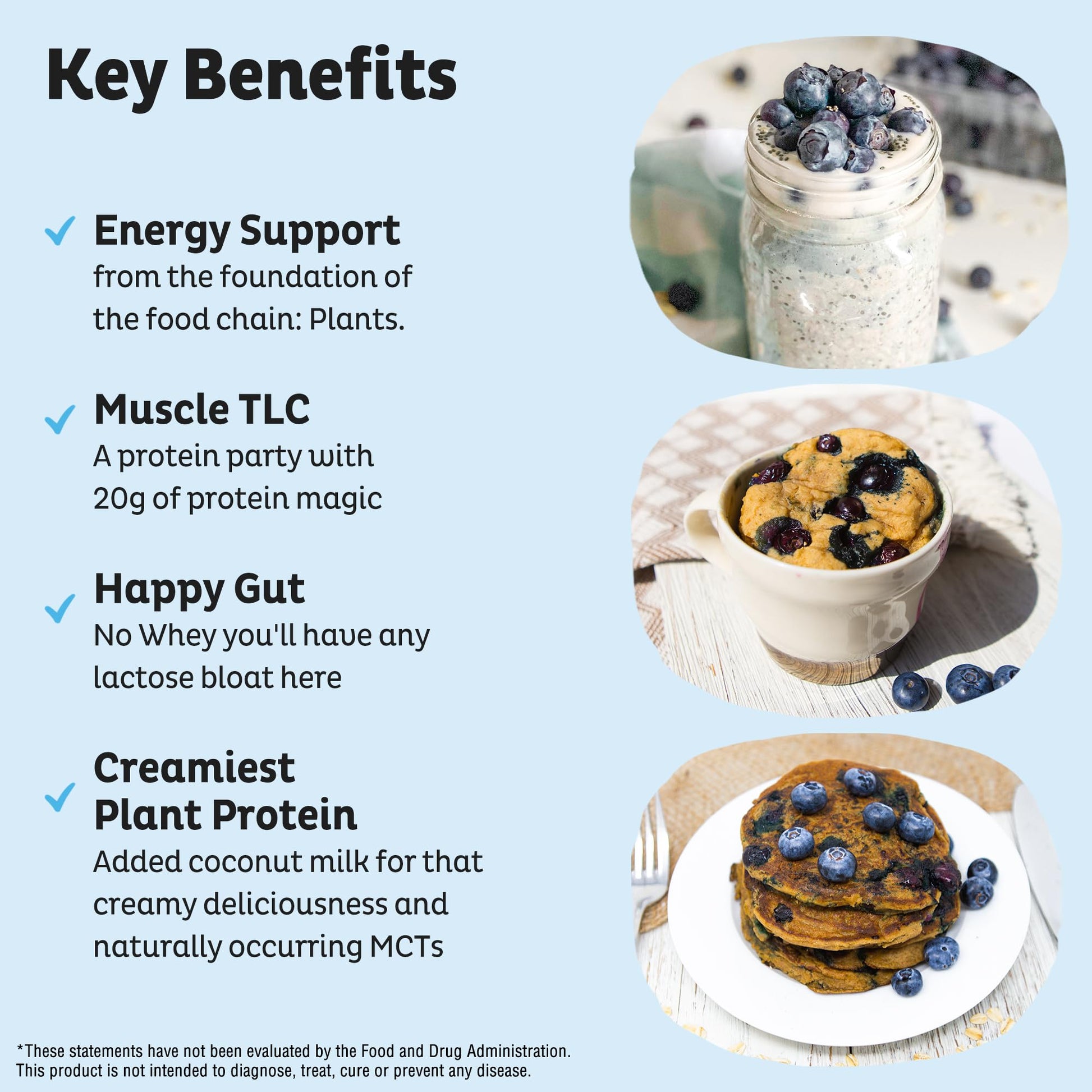 KOS Vegan Protein Powder Erythritol Free, Vanilla USDA Organic - Pea Protein Blend, Plant Based Superfood Rich in Vitamins & Minerals - Keto, Dairy Free - Meal Replacement for Women & Men, 28 Servings - Nirvana Guru