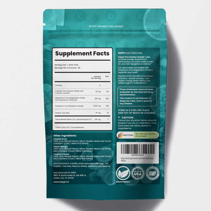Keppi Electrolytes Powder Packets Assorted Flavors – Sugar Free Hydration Drink Mix with Potassium, Magnesium, Sodium – 30 Hydration Packets – Keto, Vegan, Fasting-Friendly, Zero Calorie - Nirvana Guru