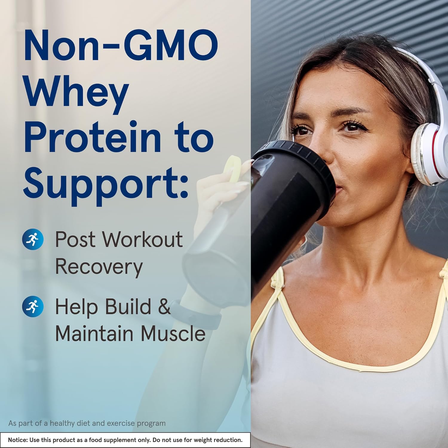 Jarrow Formulas Whey Protein With 18 g of Protein, 3.8 g of BCAAs, and Glutamine, Dietary Supplement for Muscle Function and Recovery Support, 32 oz Unflavored Powder, Approximately 38 Day Supply - Nirvana Guru