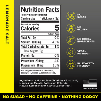LMNT Zero Sugar Electrolytes - Watermelon Salt | Drink Mix | 30-Count