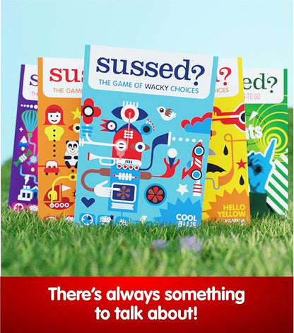 SUSSED The Wacky ‘What Would You Do?’ Card Game - Social Fun for Kids - Easy Travel Game, Family Activity - Ages 6+ - Yellow Pack nirvanaguru