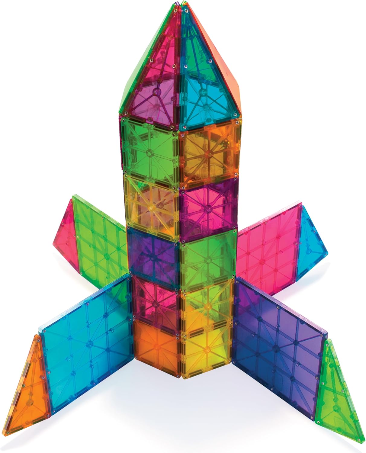 MAGNA-TILES Classic 100-Piece Magnetic Construction Set, The ORIGINAL Magnetic Building Brand Nirvana Guru