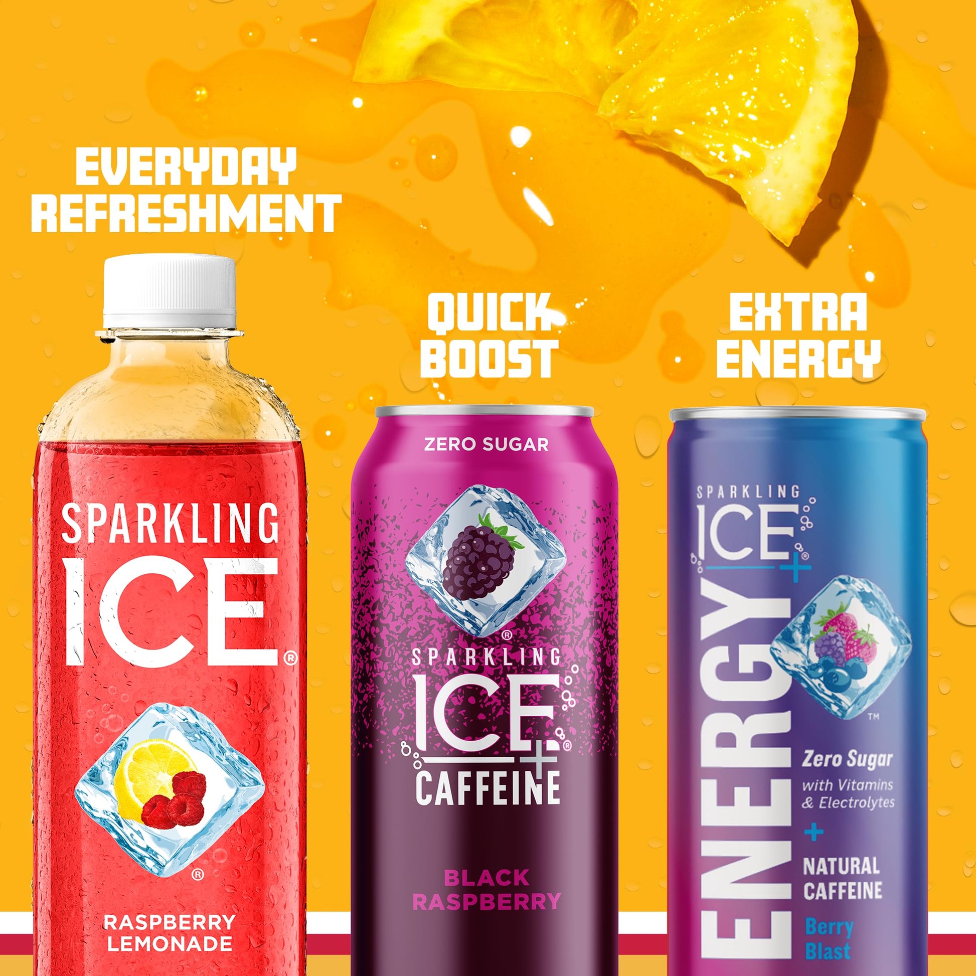 Sparkling Ice, Black Raspberry Sparkling Water, Zero Sugar Flavored Water, with Vitamins and Antioxidants, Low Calorie Beverage, 17 fl oz Bottles (Pack of 12) - Nirvana Guru