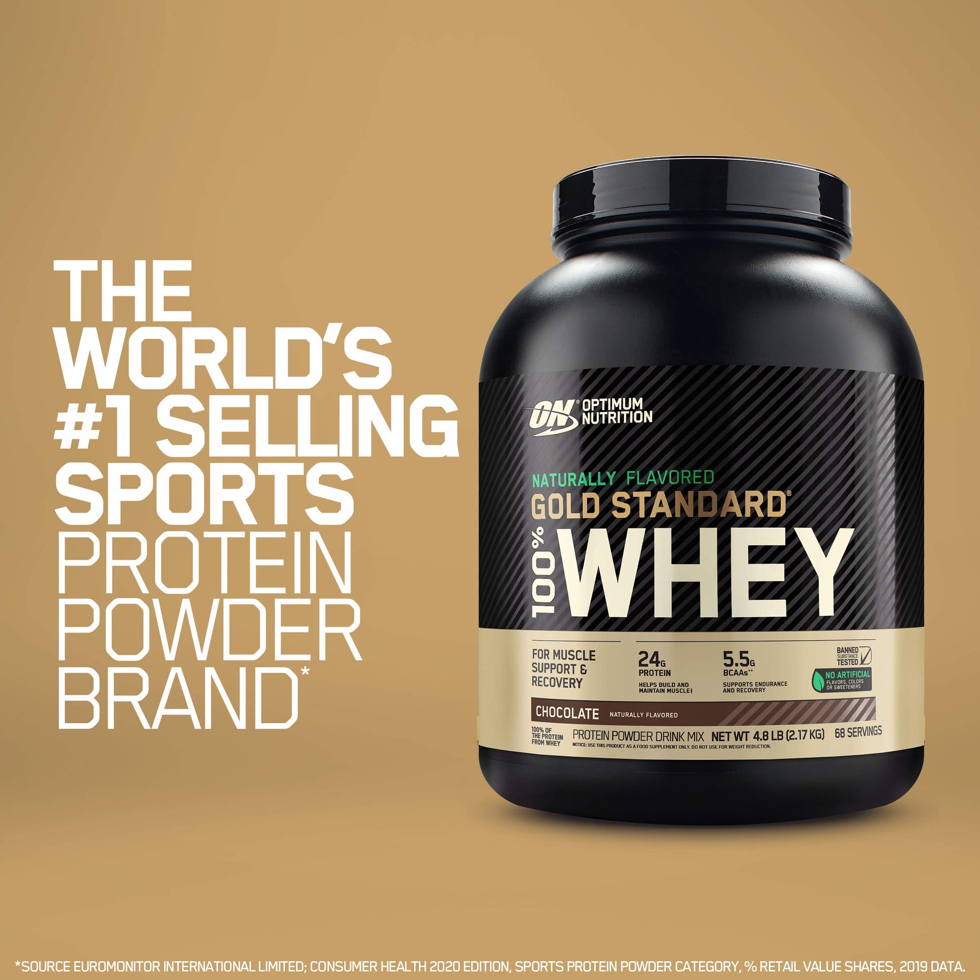 Optimum Nutrition Gold Standard 100% Whey Protein Powder, Double Rich Chocolate, 2 Pound (Packaging May Vary) - Nirvana Guru