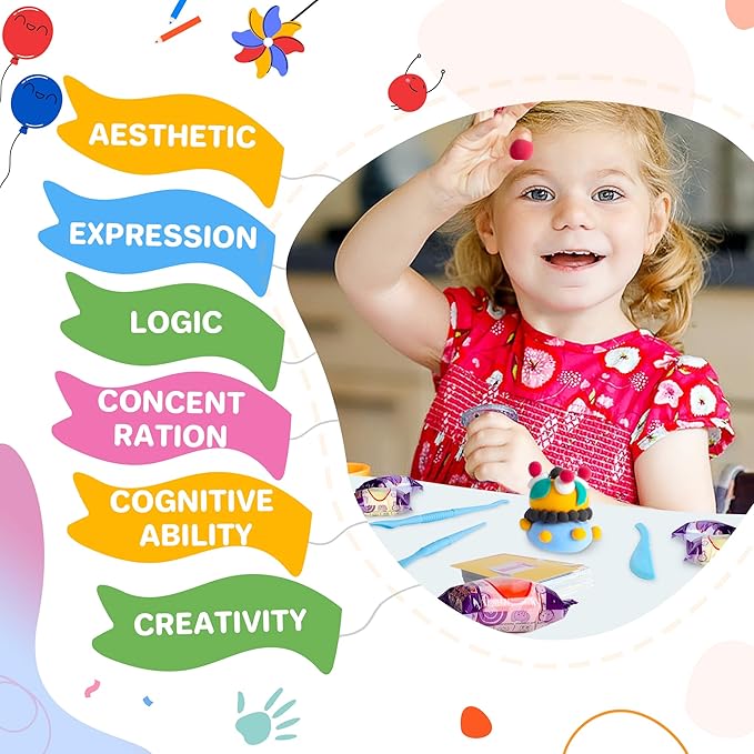 Air Dry Clay 66 Colors, Modeling Clay for Kids, DIY Model Magic Clay, Molding Clay Kit with Sculpting Tools, Non-Sticky Soft and Super Light, Arts and Crafts Gift for Boys Girls Kids nirvanaguru