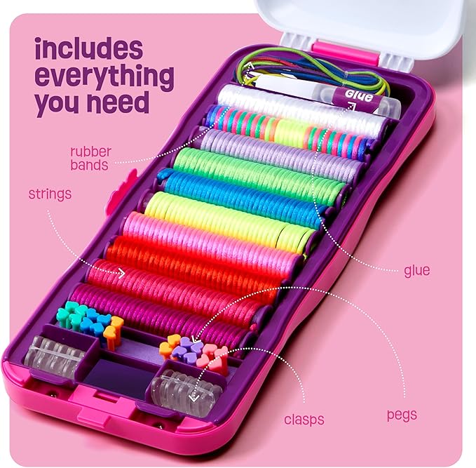 Pretty Me Friendship Bracelet Making Kit for Girls - Crafts for Girl - String Bracelets Maker - Gifts for 8-12 Year Old Kid - Birthday Gift Ideas & Kits Toys Ages 8, 9, 10, 11, 12 - Kids Age 8-12 Olds nirvanaguru