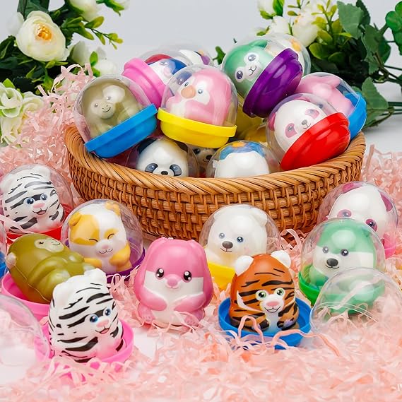 30 Packs Party Favors Slow Rising Stress Relief Squishies for Kids, Birthday Goodie Bag Stuffers Treasure Box Toys, Kids Classroom Prizes,Claw Machine Toys,Mini Animal Toys nirvanaguru