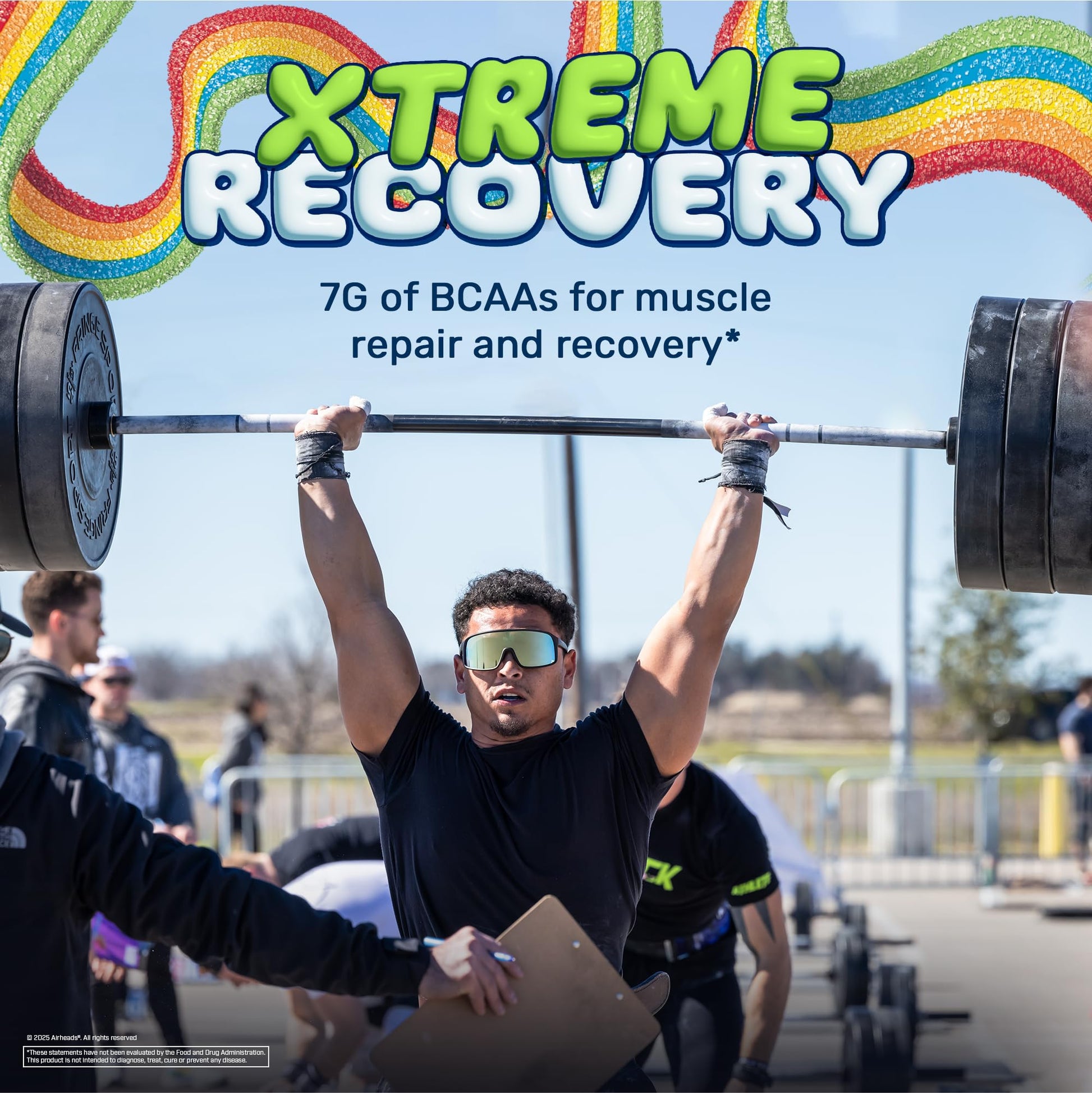 Original BCAA Powder Airheads Candy Flavor, 7g BCAA and 2.5g L-Glutamine, Sugar Free Post Workout Muscle Recovery Drink with Amino Acids for Men & Women, 30 Servings Nirvana Guru