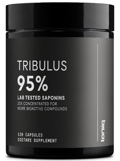 Tribulus Terrestris for Men - Ultra High Potency 25:1 Extract with 95% Saponins - 1300mg Pure & Concentrated Formula - Third-Party Lab Tested for Purity & Quality - 120 Capsules Nirvana Guru