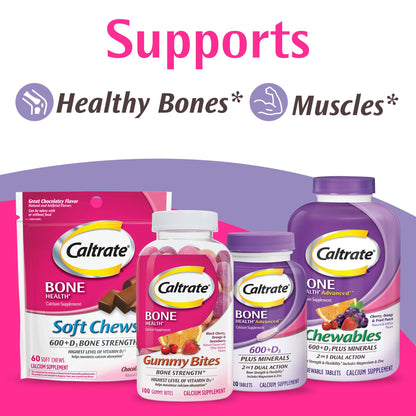 Caltrate Chewables 600 +D3 Plus Minerals Calcium and Vitamin D, Sugar Free, Cherry, Orange and Fruit Punch, 155 count Nirvana Guru