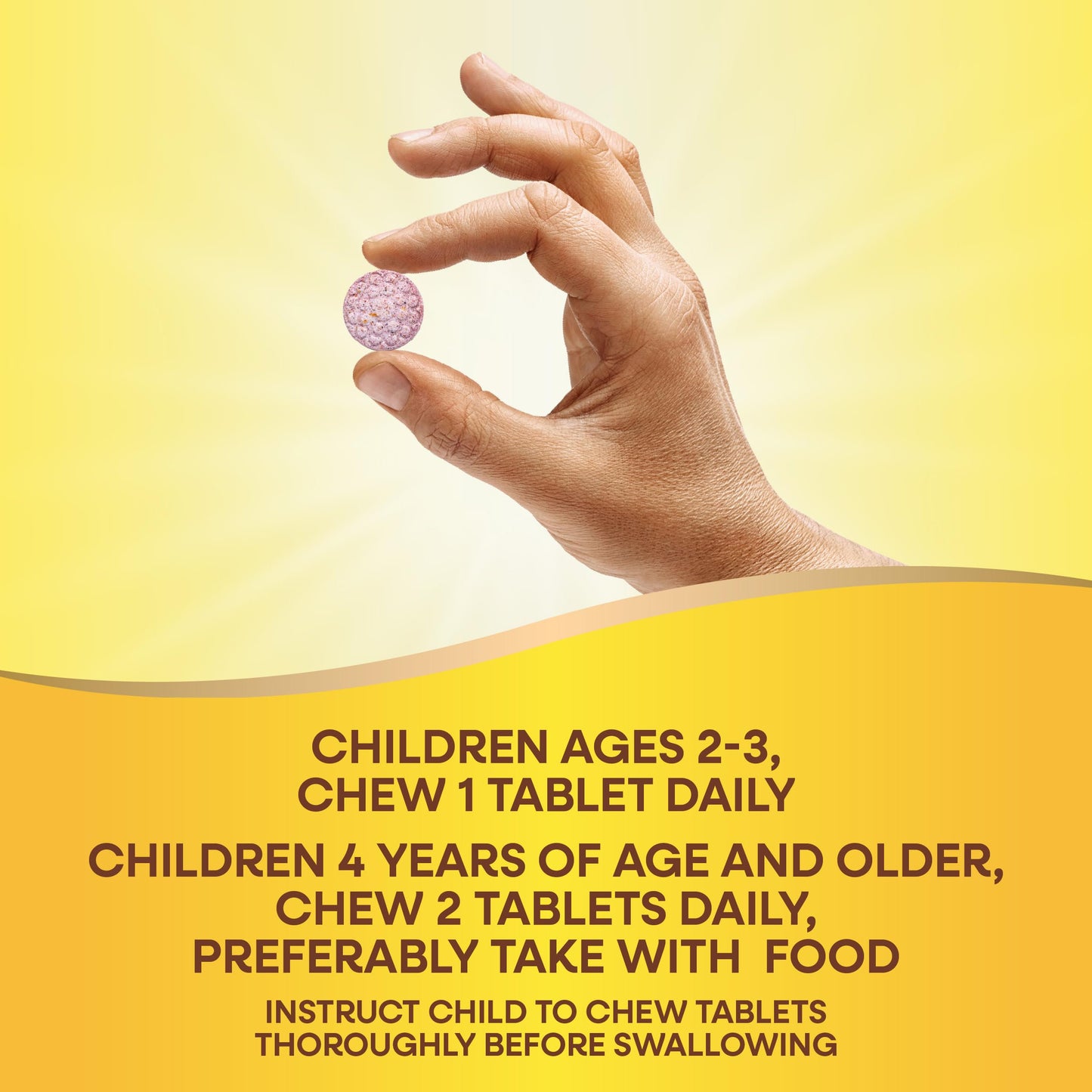 Nature's Way Alive! Children's Daily Chewable Multivitamin, Supports Bone, Eye, and Immune Health*, Orange & Berry Fruit Flavored, Gluten Free, 120 Chewable Tablets (Packaging May Vary) - Nirvana Guru