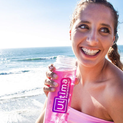 Ultima Replenisher Electrolyte Hydration Drink Mix, Pink Lemonade, 20 Serving Stickpack Box - Sugar Free, 0 Calories, 0 Carbs - Gluten-Free, Keto, Non-GMO, Vegan - Nirvana Guru