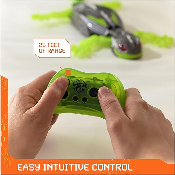 HEX BOTS Wall Climbing RC Robot Toy – Rechargeable Gecko Robot for Kids Ages 4+ nirvanaguru