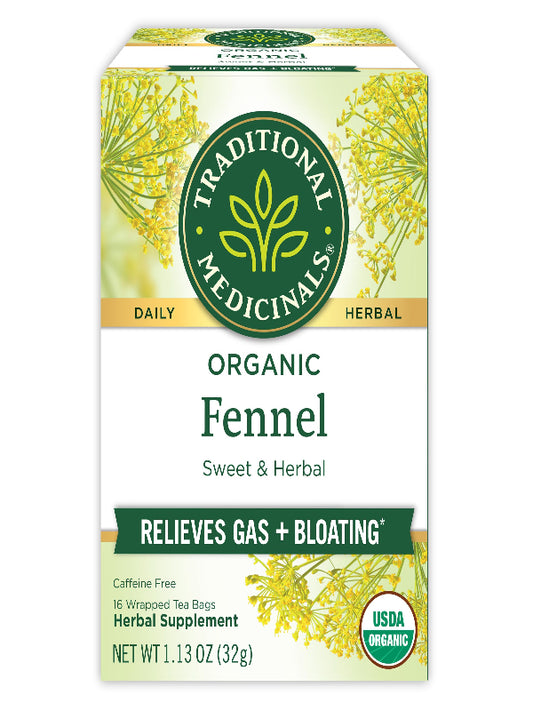 Traditional Medicinals Organic Fennel Tea, 16 Count - Nirvana Guru
