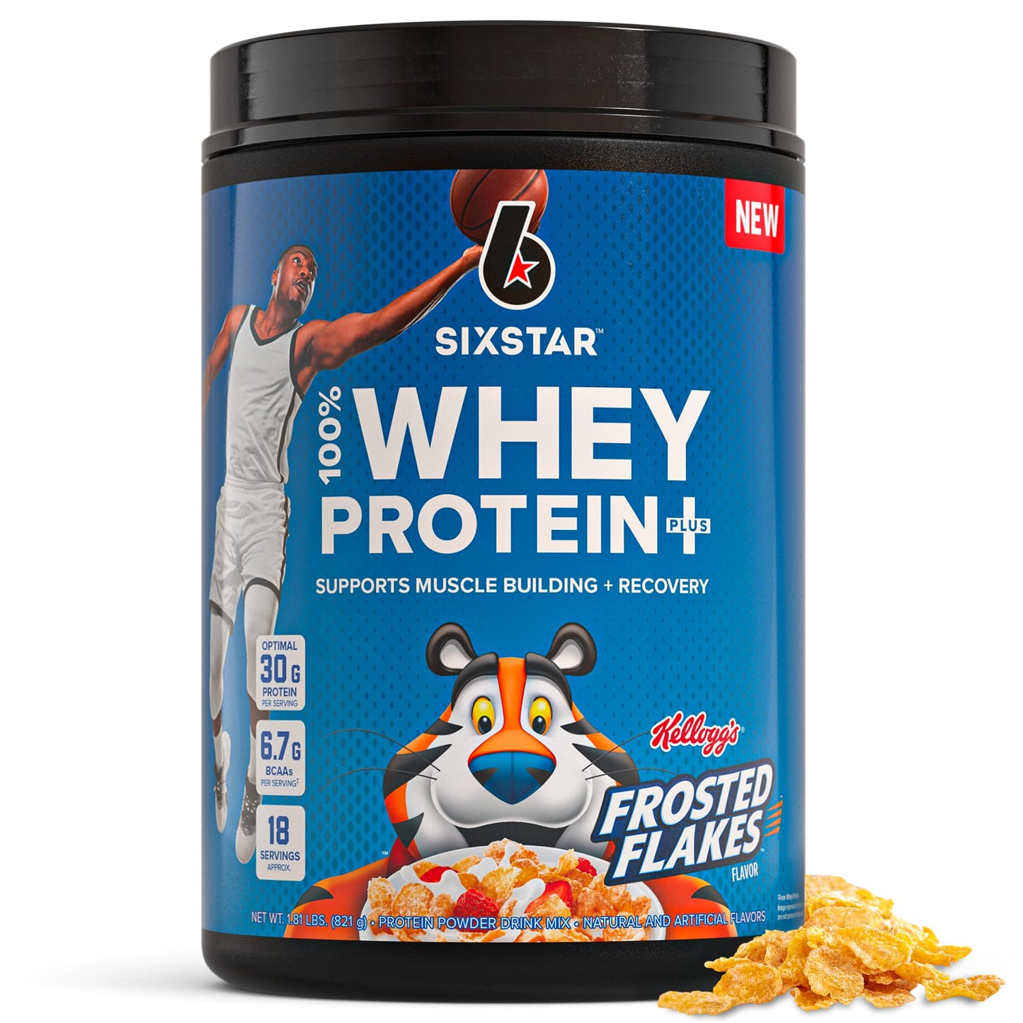 Six Star Whey Protein Powder Plus - Muscle Building & Recovery Formula with Whey Isolate Powder, BCAAs, 30g Protein, Immune Support - Post-Workout Supplement - Triple Chocolate, 1.8 lbs